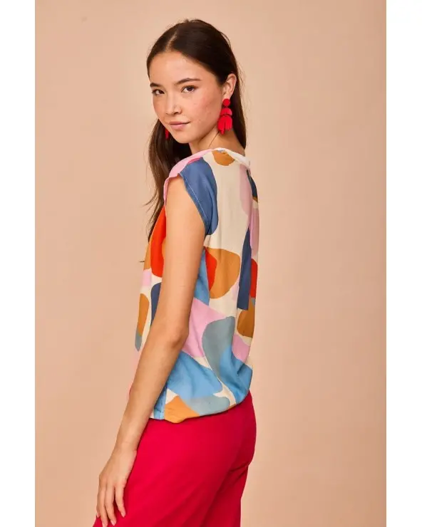 Top Concha Multicolor Smile espalda Esenziashopping Zaragoza