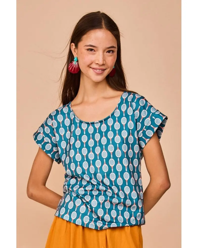 Top Luaña Tenis Smile Esenziashopping Zaragoza