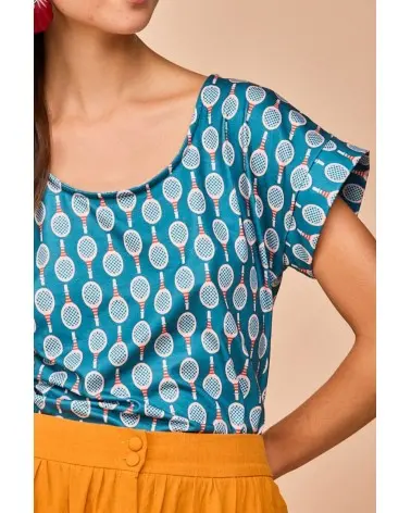 Top Luaña Tenis Smile detalle Esenziashopping Zaragoza