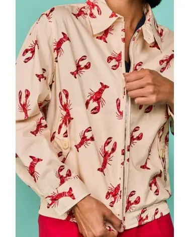 Chaqueta Laredo Roja Smile detalle Esenziashopping Zaragoza