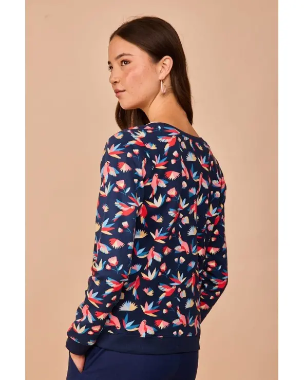 Sudadera Getxo Pájaros Smile espalda Esenziashopping Zaragoza