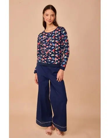 Sudadera Getxo Pájaros Smile total look Esenziashopping Zaragoza