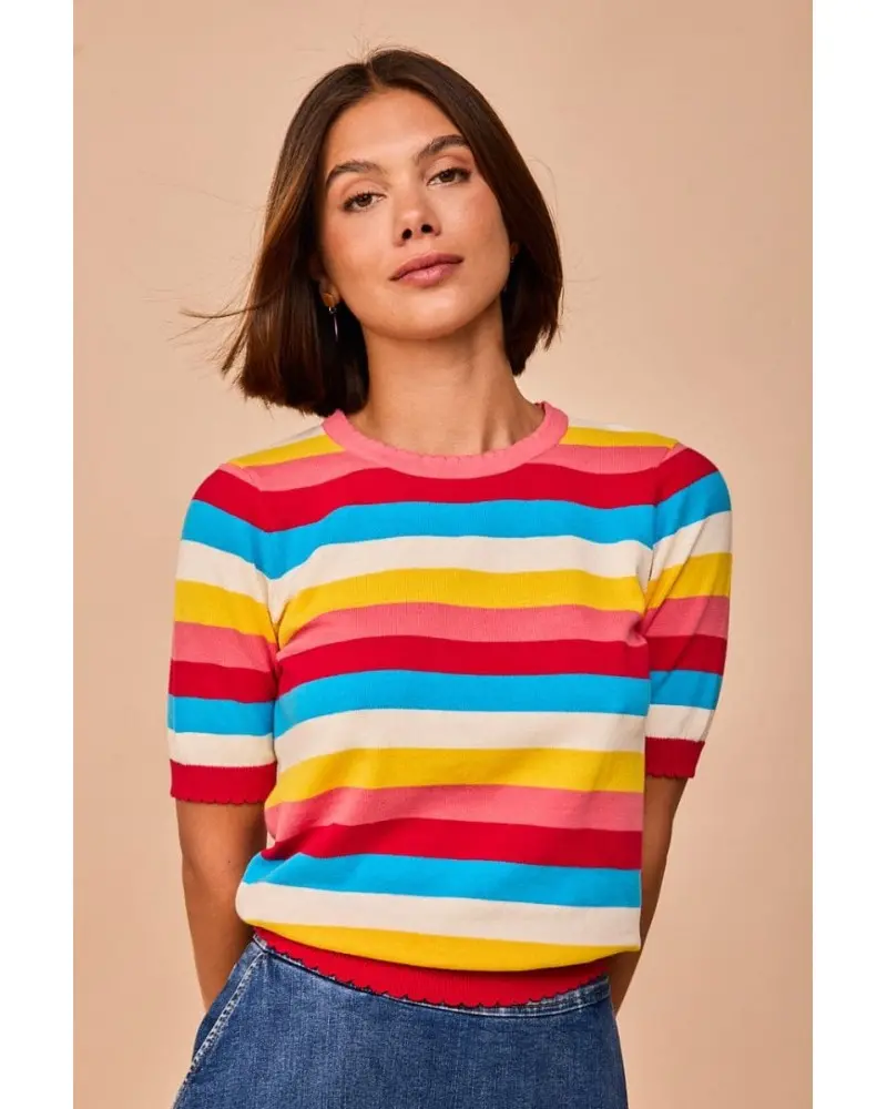 Top Barqueiro Arcoiris Smile Esenziashopping Zaragoza