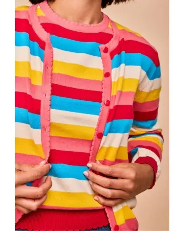 Chaqueta Barqueiro Arcoíris Smile detalle Esenziashopping Zaragoza