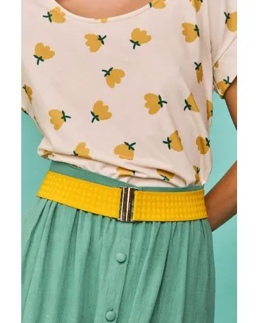 Cinturón Elástico Amarillo Smile Esenziashopping Zaragoza