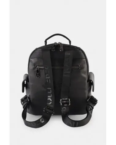 Mochila Estampado Gráfico Negra Pepe Moll espalda Esenziashopping Zaragoza