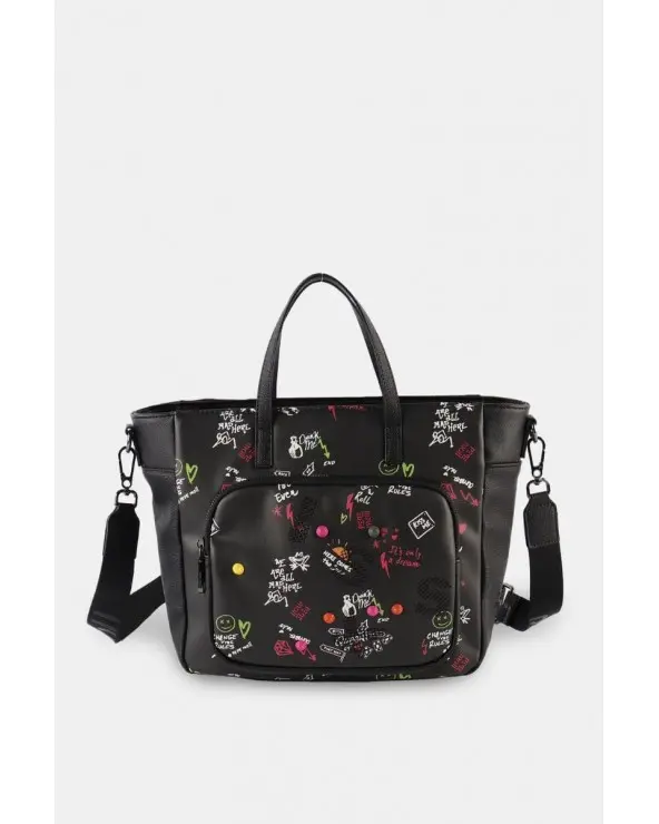 Bolso de Mano Estampado Gráfico Pepe Moll Esenziashopping Zaragoza