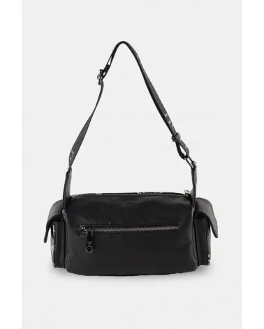 Bolso De Hombro Estampado Gráfico Negro Pepe Moll espalda Esenziashopping Zaragoza