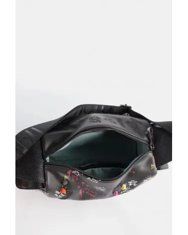 Bolso De Hombro Estampado Gráfico Negro Pepe Moll interior Esenziashopping Zaragoza