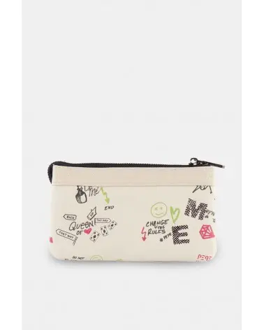 Cartera Estampado Gráfico Blanco Pepe Moll Esenziashopping Zaragoza