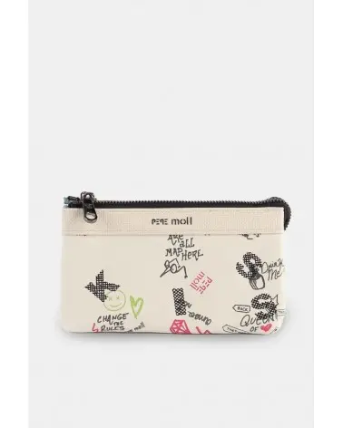 Cartera Estampado Gráfico Blanco Pepe Moll Esenziashopping Zaragoza