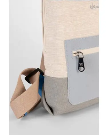 Mochila Bolsillo Frontal Azul Pepe Moll detalle Esenziashopping Zaragoza