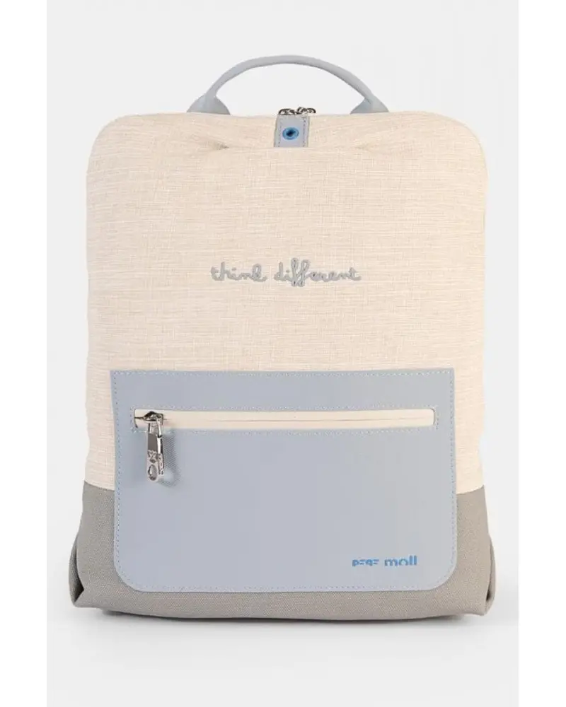 Mochila Bolsillo Frontal Azul Pepe Moll Esenziashopping Zaragoza