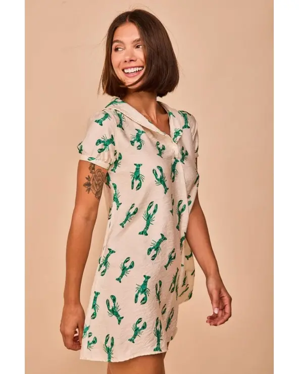 Vestido Corto Candás Verde Smile Esenziashopping Zaragoza