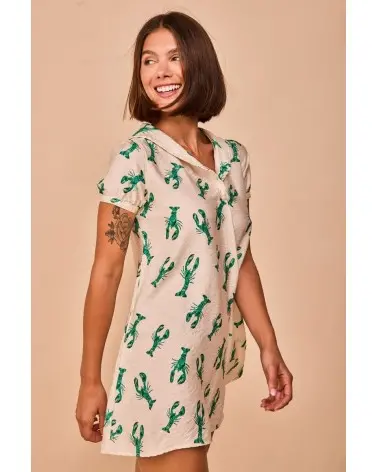 Vestido Corto Candás Verde Smile Esenziashopping Zaragoza