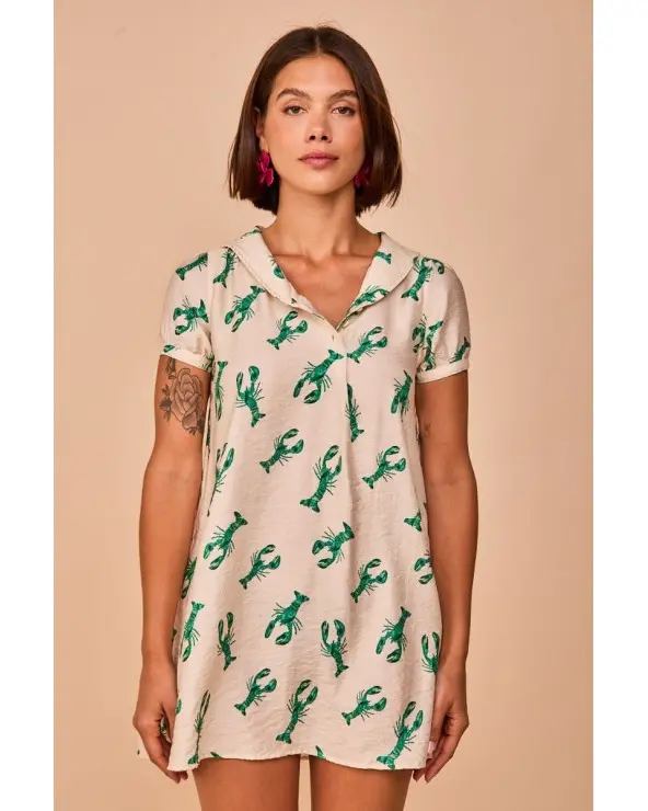Vestido Corto Candás Verde Smile Esenziashopping Zaragoza