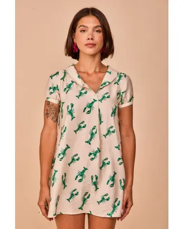 Vestido Corto Candás Verde Smile Esenziashopping Zaragoza