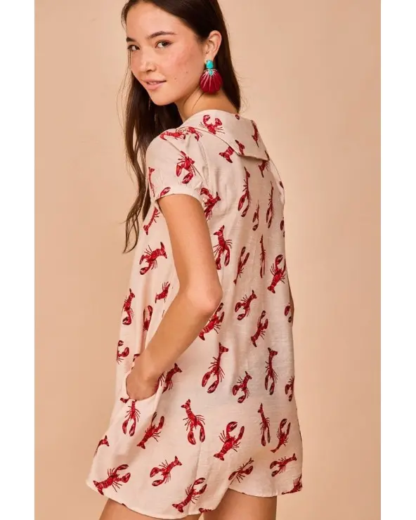 Vestido Corto Candás Rojo Smile espalda Esenziashopping Zaragoza